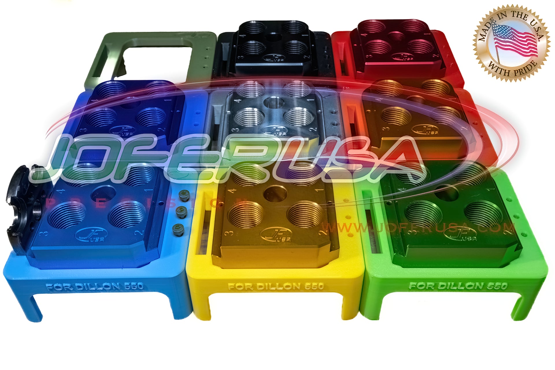 Dillon RL 550 B/C Style CNC Made Toolhead with CUSTOM CNC Engraving