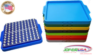 308 Winchester Reloading Block Tray  CNC Made from Billet Aluminum
