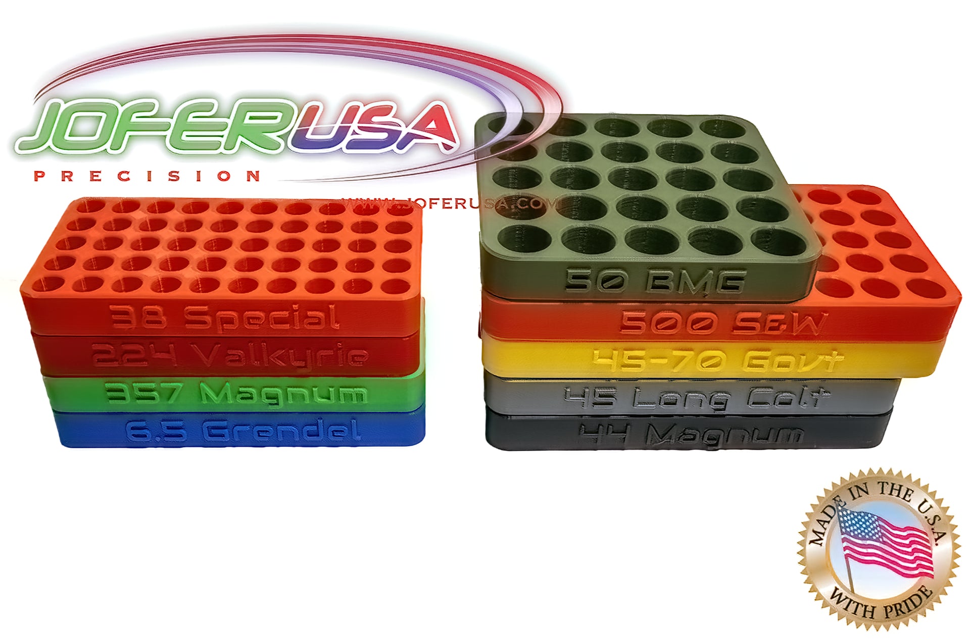9mm  Reloading Block Tray  CNC Made from Billet Aluminum