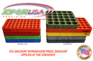 308 Winchester Reloading Block Tray  CNC Made from Billet Aluminum