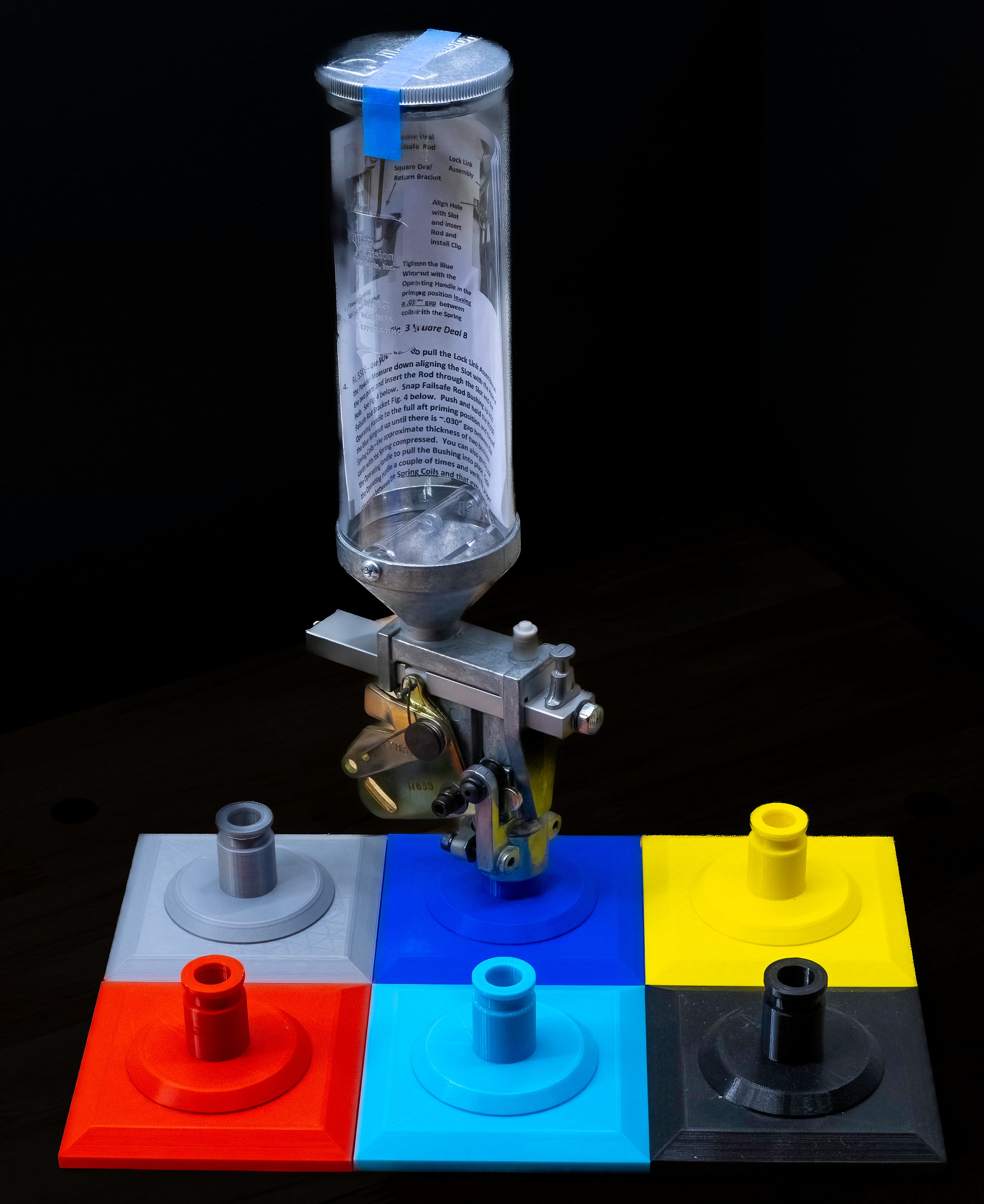 Powder Measure Stand for the Dillon 550, 650,700 series and 1050