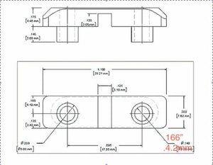 Losi DBXL Buggy and Monster truck XL cars Servo Clamps
