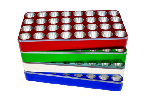 338 Lapua Magnum Cal Loading Block Aluminum Reloading Tray CNC Made 32 rds